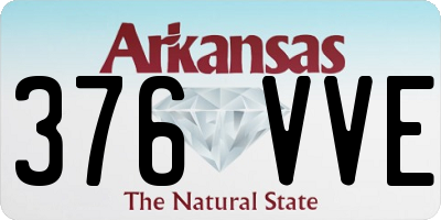 AR license plate 376VVE
