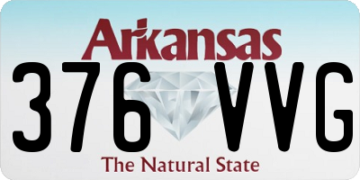 AR license plate 376VVG