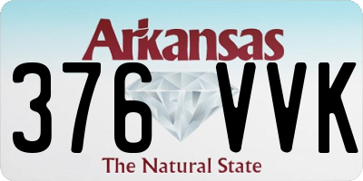 AR license plate 376VVK