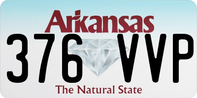 AR license plate 376VVP