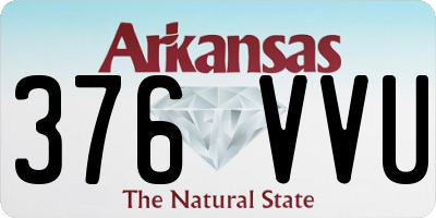 AR license plate 376VVU