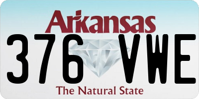 AR license plate 376VWE