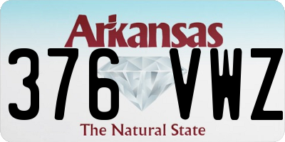 AR license plate 376VWZ