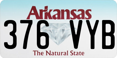 AR license plate 376VYB
