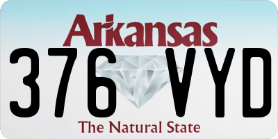 AR license plate 376VYD