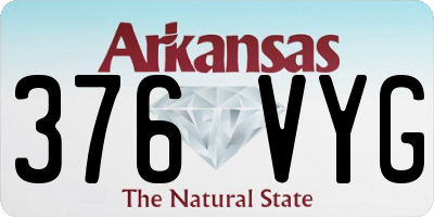 AR license plate 376VYG