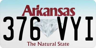 AR license plate 376VYI