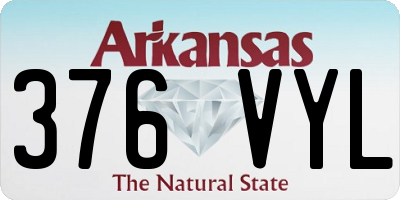 AR license plate 376VYL