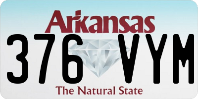 AR license plate 376VYM