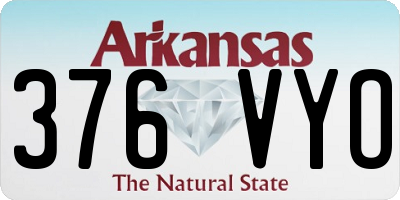 AR license plate 376VYO
