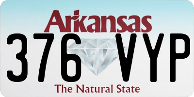 AR license plate 376VYP