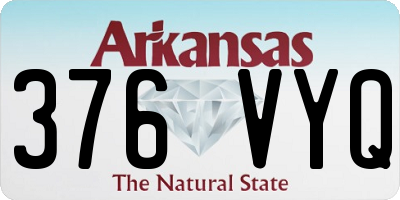 AR license plate 376VYQ