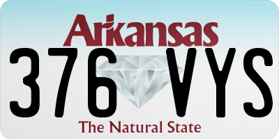 AR license plate 376VYS