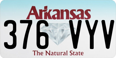AR license plate 376VYV