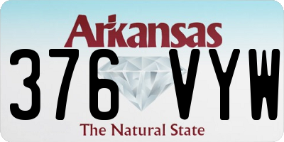 AR license plate 376VYW