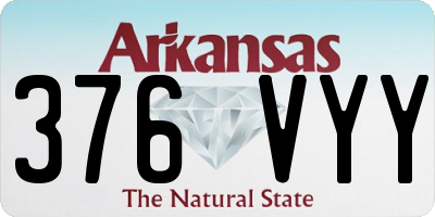 AR license plate 376VYY