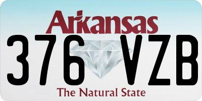 AR license plate 376VZB