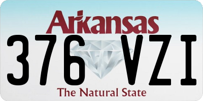 AR license plate 376VZI