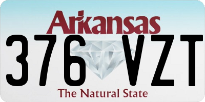 AR license plate 376VZT