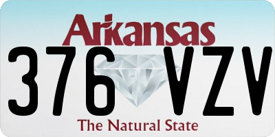 AR license plate 376VZV