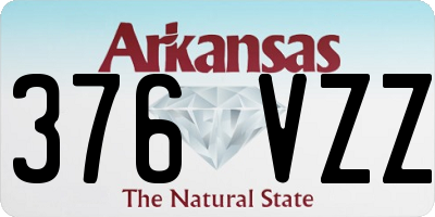 AR license plate 376VZZ
