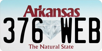 AR license plate 376WEB