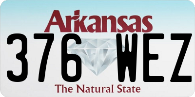 AR license plate 376WEZ