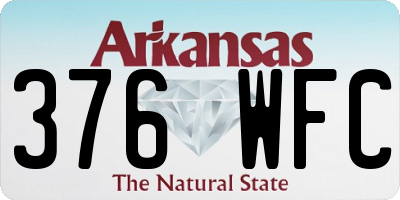 AR license plate 376WFC