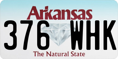 AR license plate 376WHK