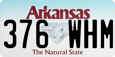 AR license plate 376WHM