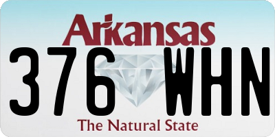 AR license plate 376WHN
