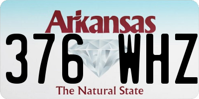 AR license plate 376WHZ