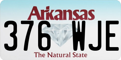 AR license plate 376WJE