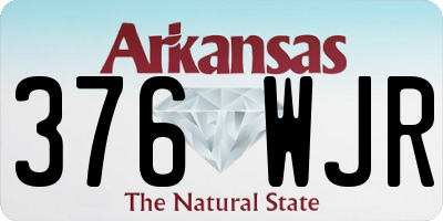 AR license plate 376WJR