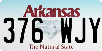 AR license plate 376WJY