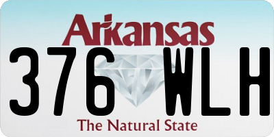 AR license plate 376WLH