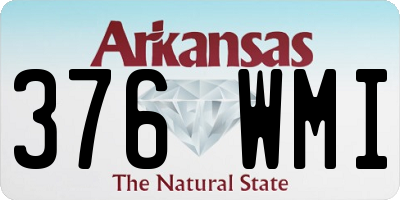 AR license plate 376WMI