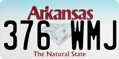 AR license plate 376WMJ