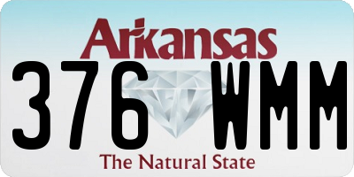 AR license plate 376WMM
