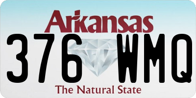 AR license plate 376WMQ