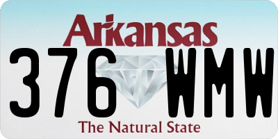 AR license plate 376WMW