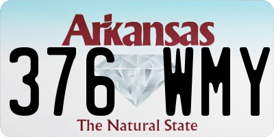 AR license plate 376WMY
