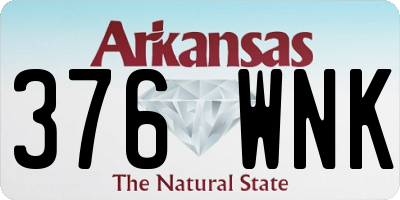 AR license plate 376WNK