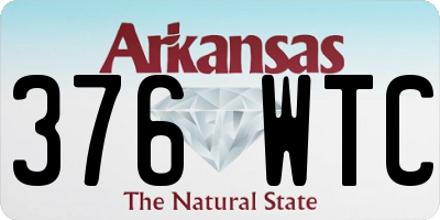 AR license plate 376WTC