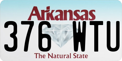 AR license plate 376WTU