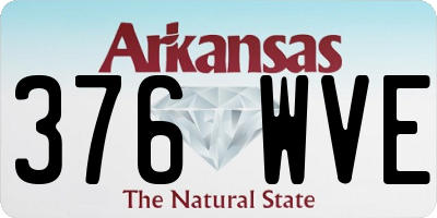 AR license plate 376WVE