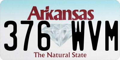 AR license plate 376WVM
