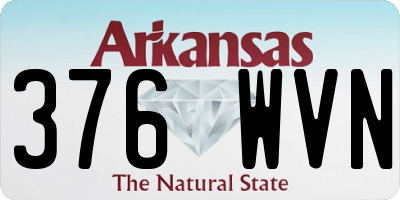 AR license plate 376WVN