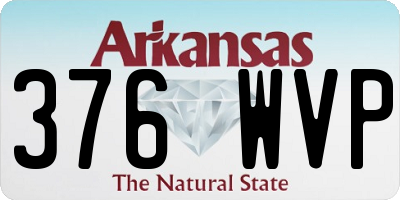 AR license plate 376WVP