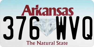 AR license plate 376WVQ